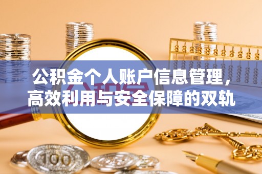 中西区公积金个人账户信息管理，高效利用与安全保障的双轨并行