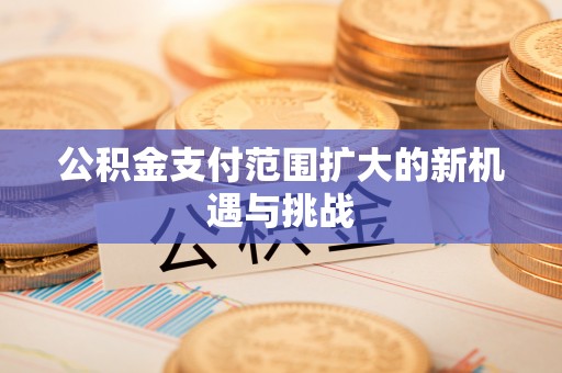 中西区公积金支付范围扩大的新机遇与挑战