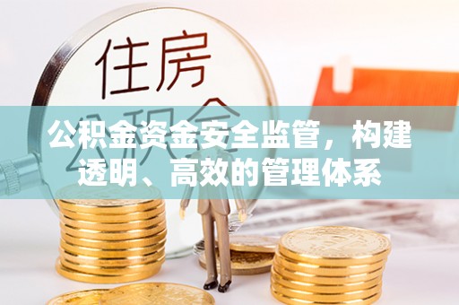 中西区公积金资金安全监管，构建透明、高效的管理体系