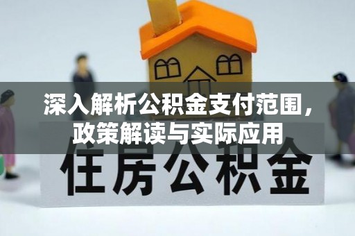 中西区深入解析公积金支付范围，政策解读与实际应用
