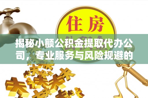中西区揭秘小额公积金提取代办公司，专业服务与风险规避的平衡艺术