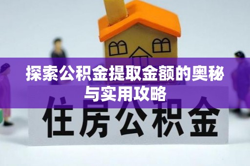 中西区探索公积金提取金额的奥秘与实用攻略