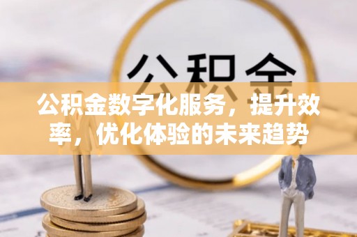 中西区公积金数字化服务，提升效率，优化体验的未来趋势