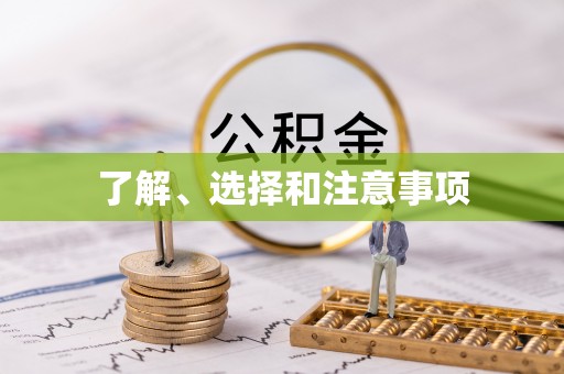 中西区了解、选择和注意事项